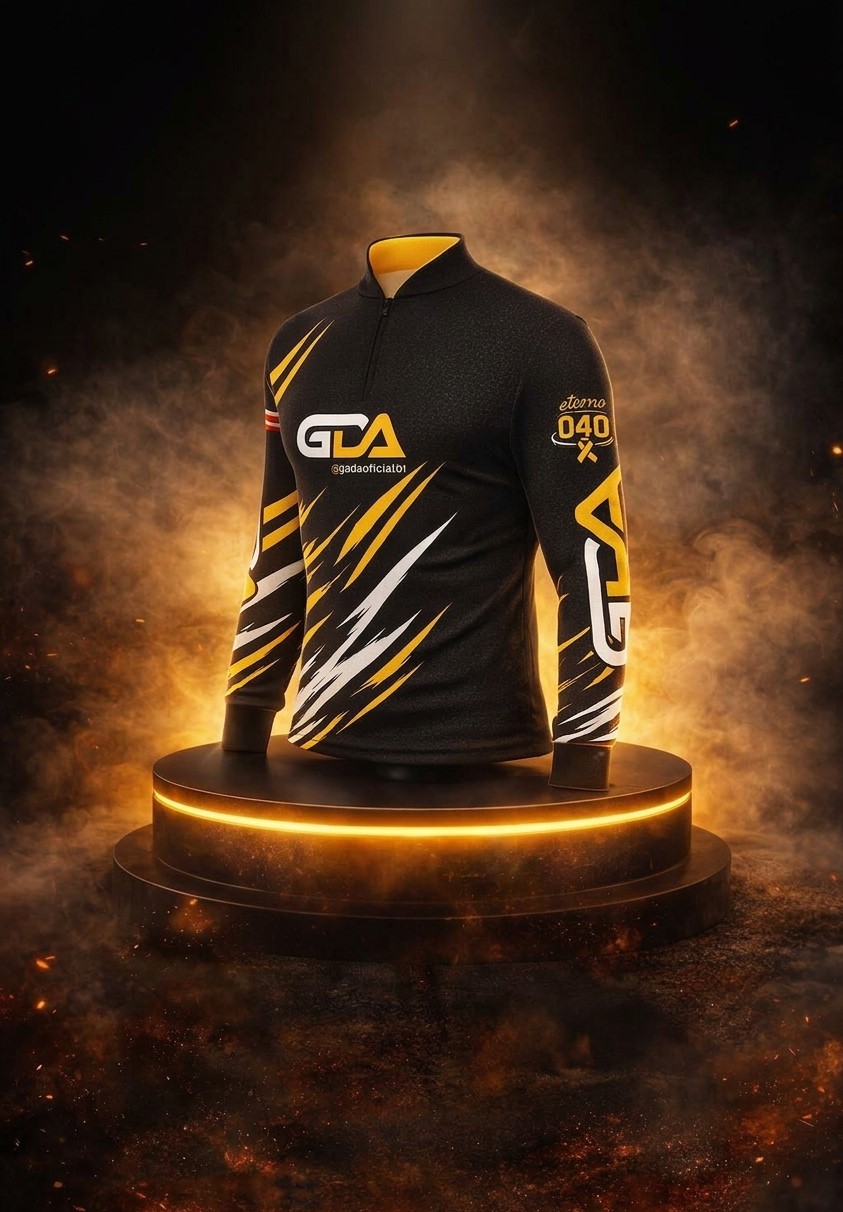 Camisa Oficial de Piloto GDA — masculina